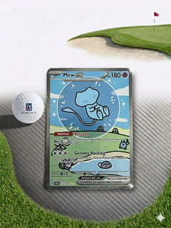 Bubble Mew Inspired Golf Ball Marker