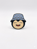 Dripped Snorlax Sky Blue Inspired Golf Ball Marker