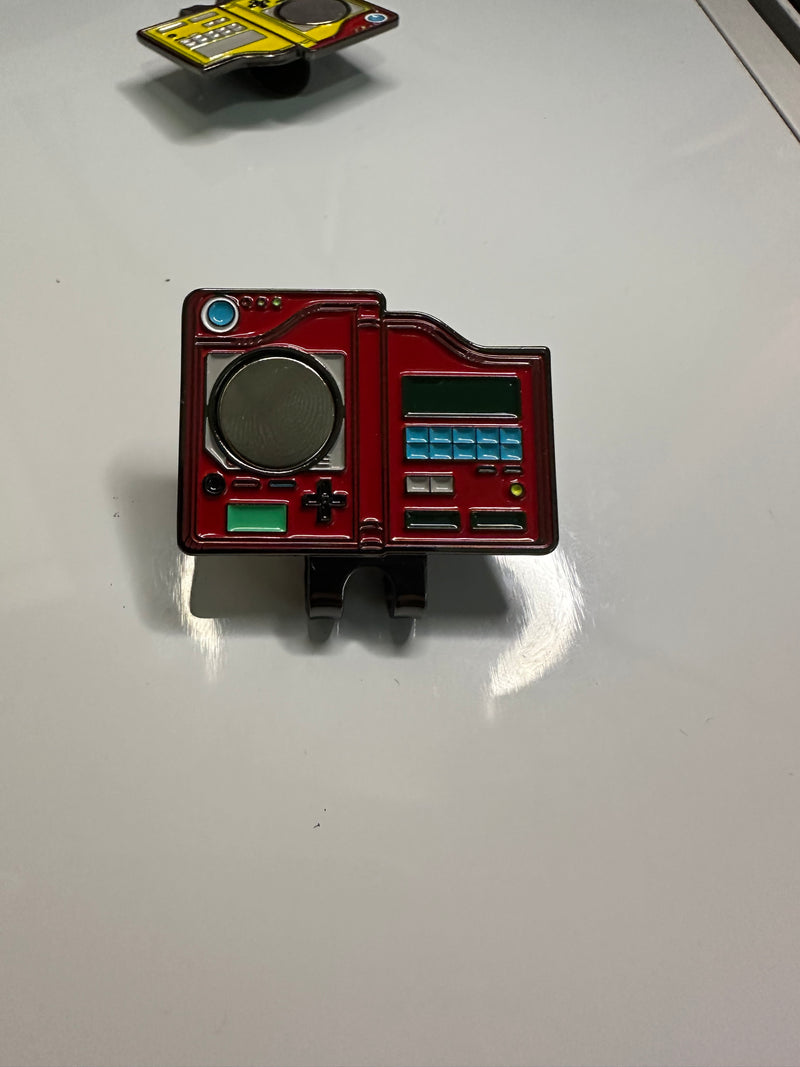 Pokédex Red Magnetic Hat Clip
