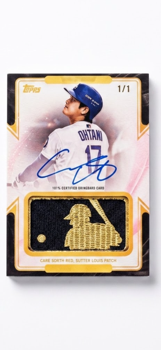 Ohtani Sports Card Inspired Golf Ball Marker Only