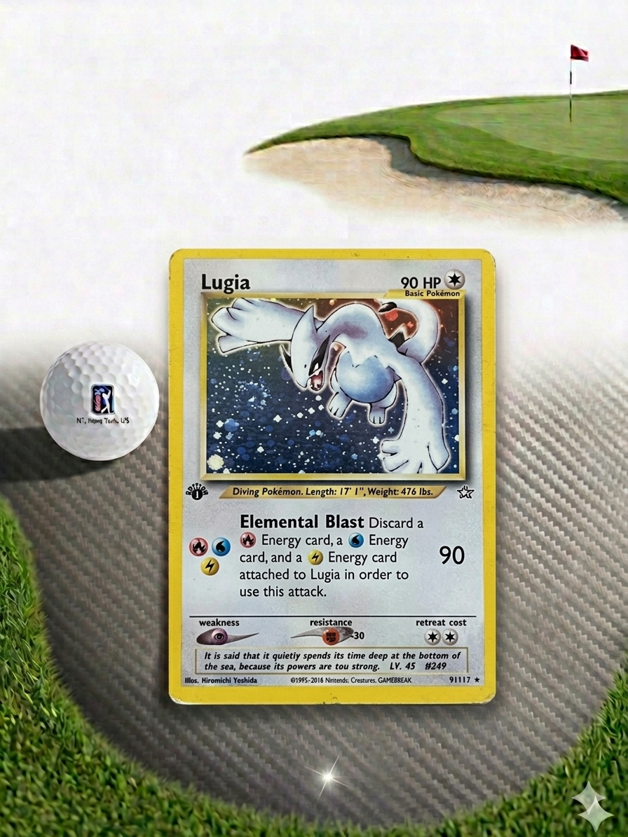 Lugia Inspired Golf Ball Marker