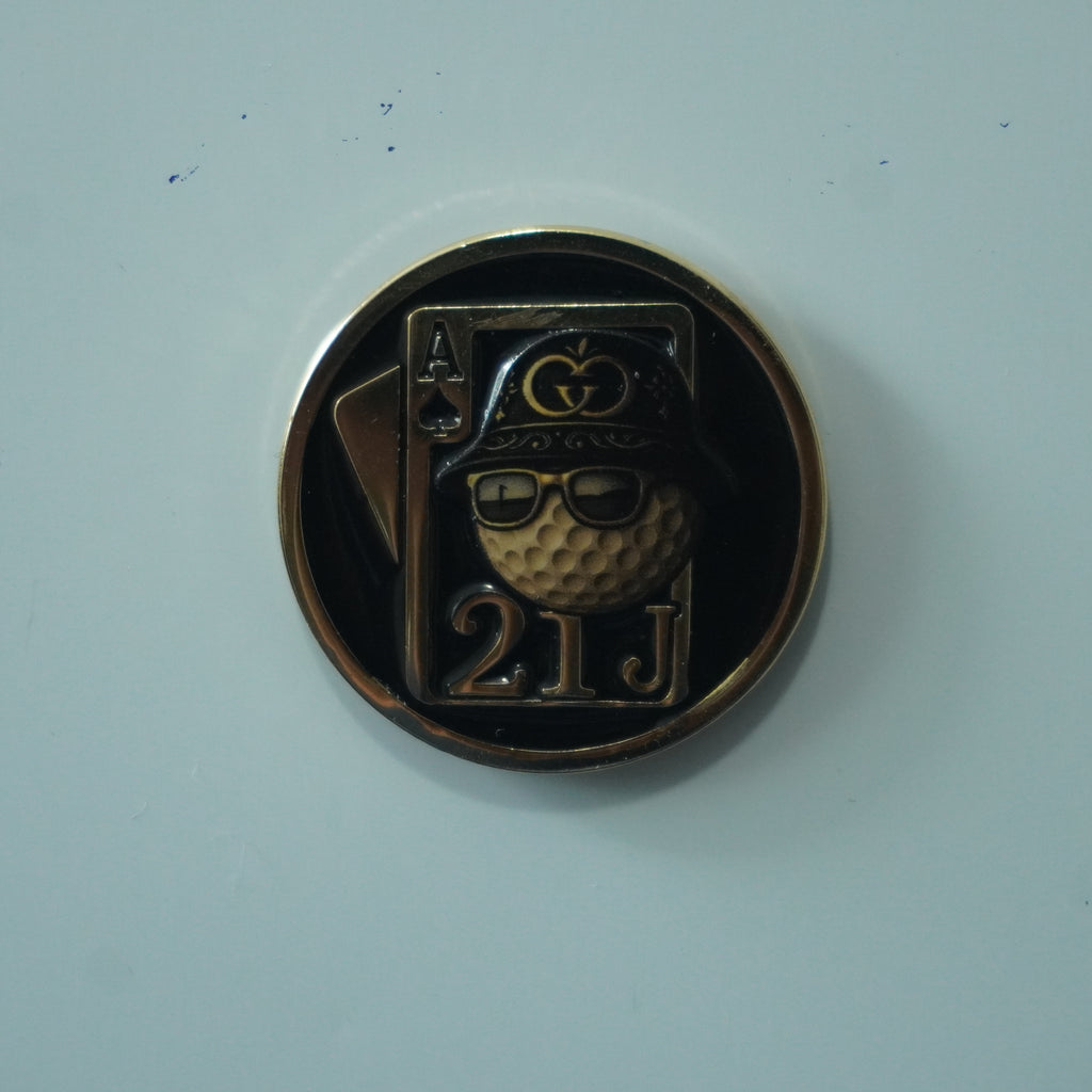 Blackjack 21 Golf Ball Marker