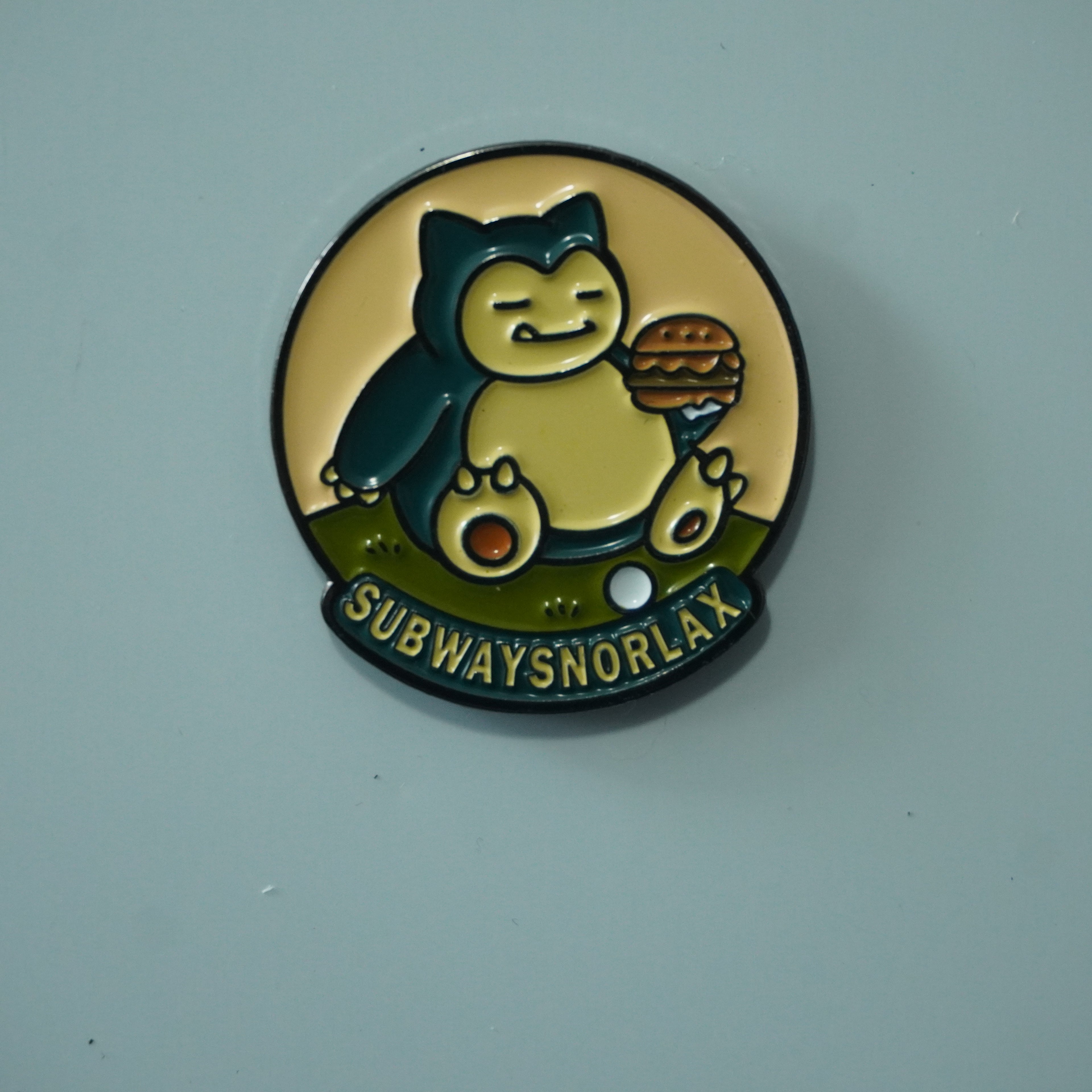 Hungry Snorlax Inspired Golf Ball Marker