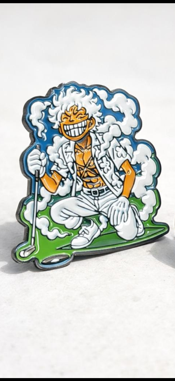 One Piece Luffy Inspired Golf Ball Marker Only
