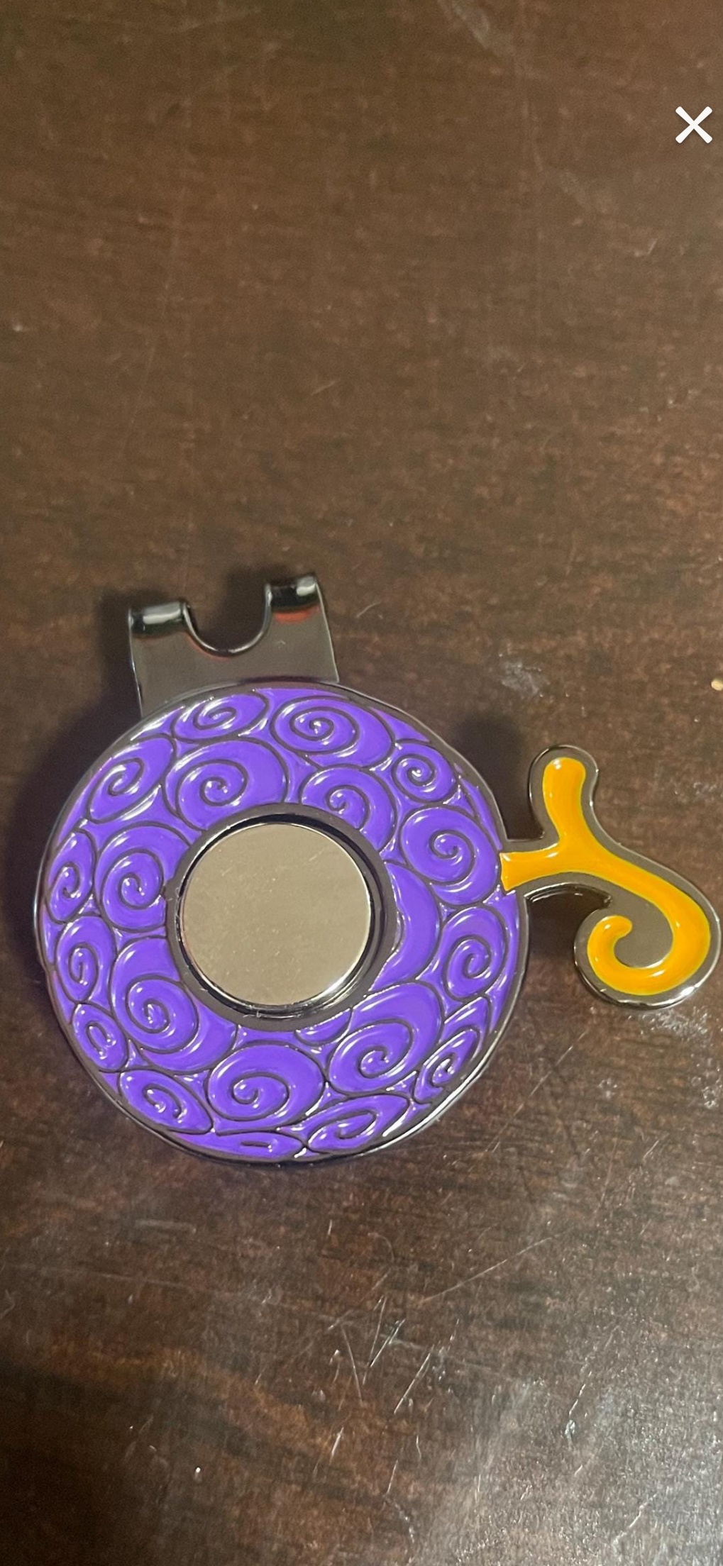 One Piece Gomu Fruit Inspired Magnetic Hat Clip Only