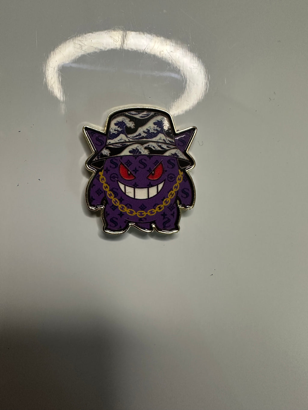 Dripped Gengar Inspired Golf Ball Marker