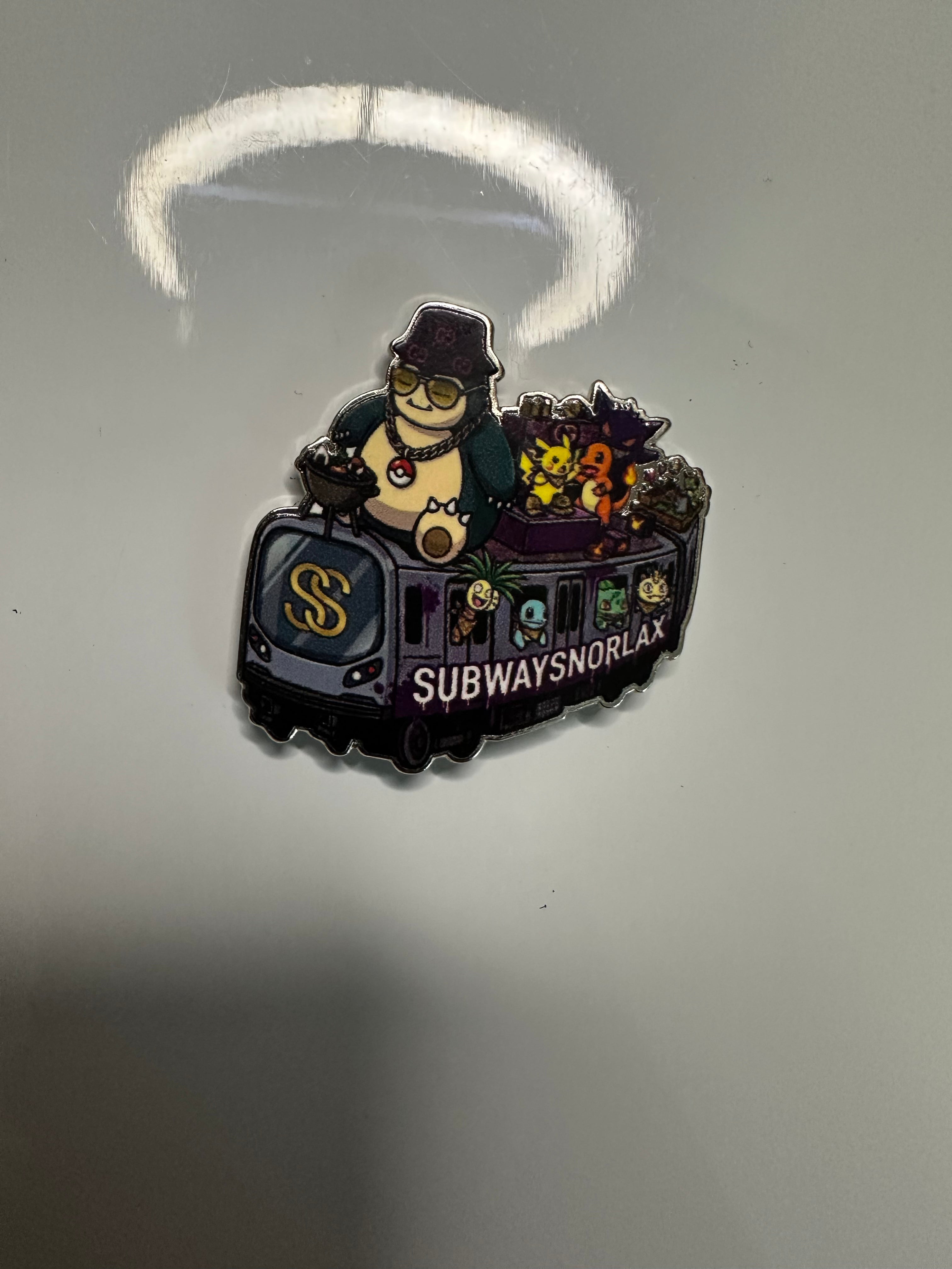 Subway Snorlax Inspired Golf Ball Marker