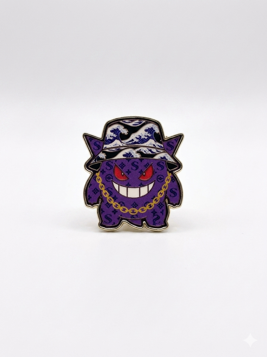 Dripped Gengar Inspired Golf Ball Marker